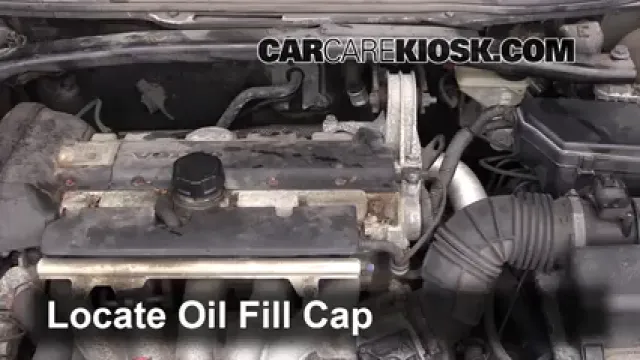 2001 Volvo V70 2.4L 5 Cyl. Aceite Agregar aceite